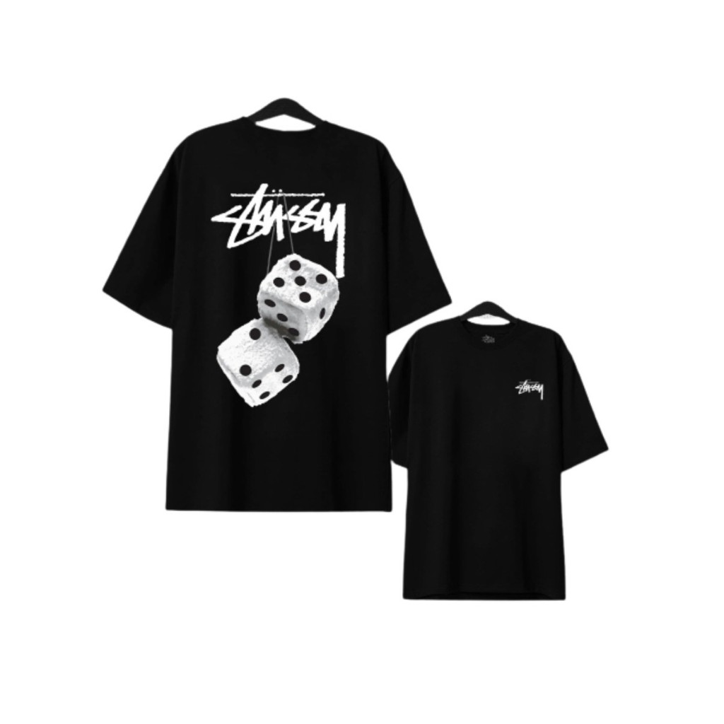 Áo Thun Stussy Nam Nữ Vải Cotton Cao Cấp, Áo PHông From rộng Tay Lỡ Unisex Hot Trend cao cấp Aca_store