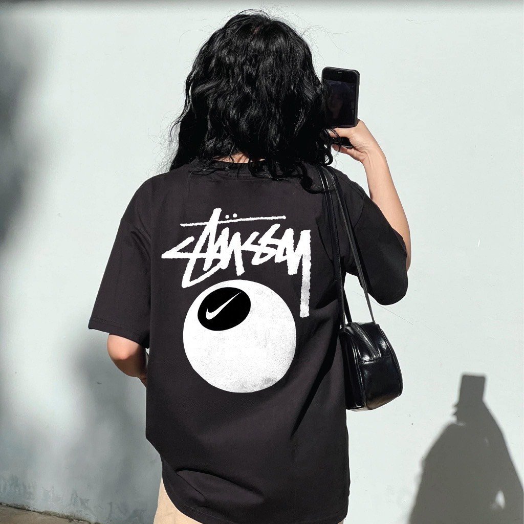 Áo Thun Stussy Nam Nữ Vải Cotton Cao Cấp, Áo PHông From rộng Tay Lỡ Unisex Hot Trend cao cấp Aca_store