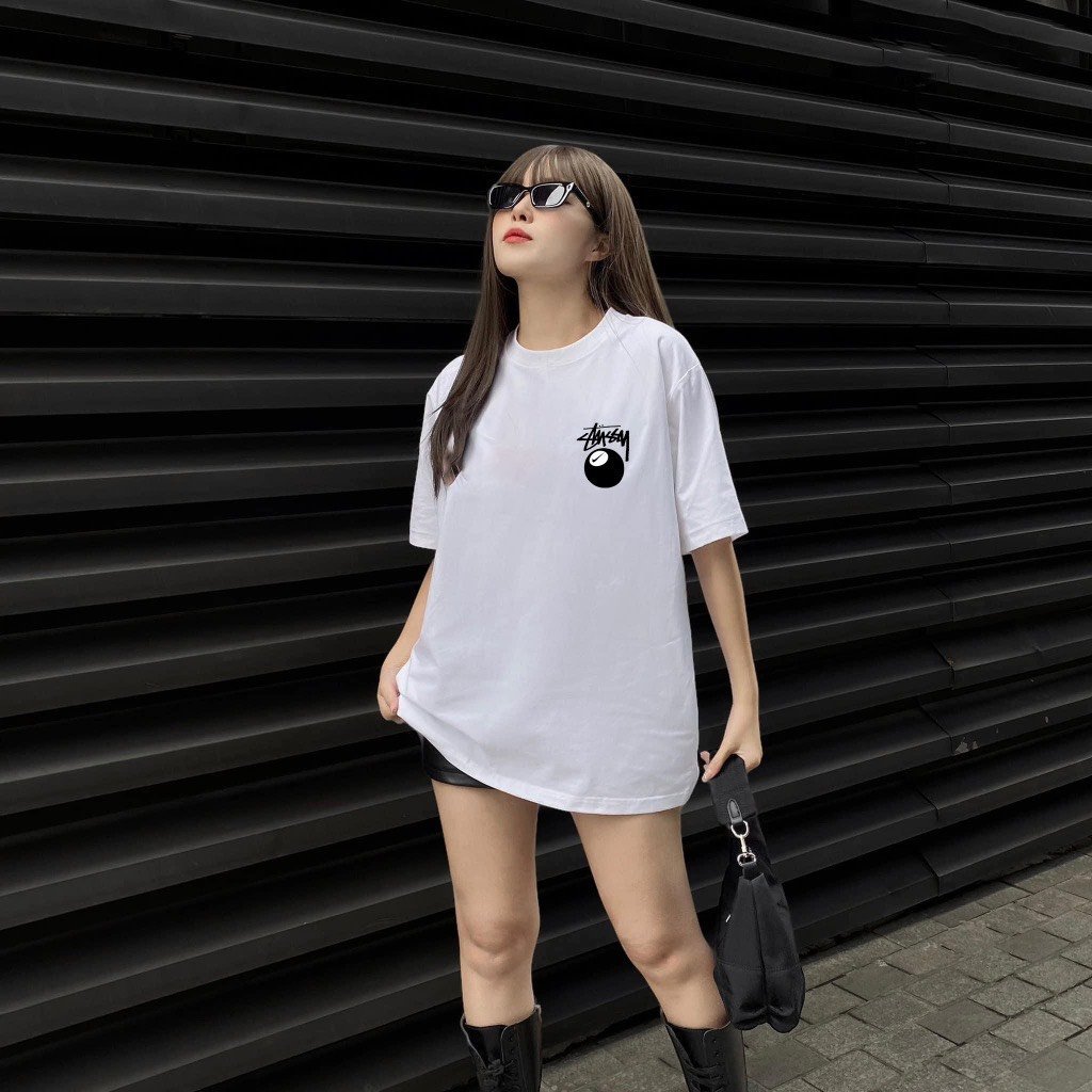 Áo Thun Stussy Nam Nữ Vải Cotton Cao Cấp, Áo PHông From rộng Tay Lỡ Unisex Hot Trend cao cấp Aca_store