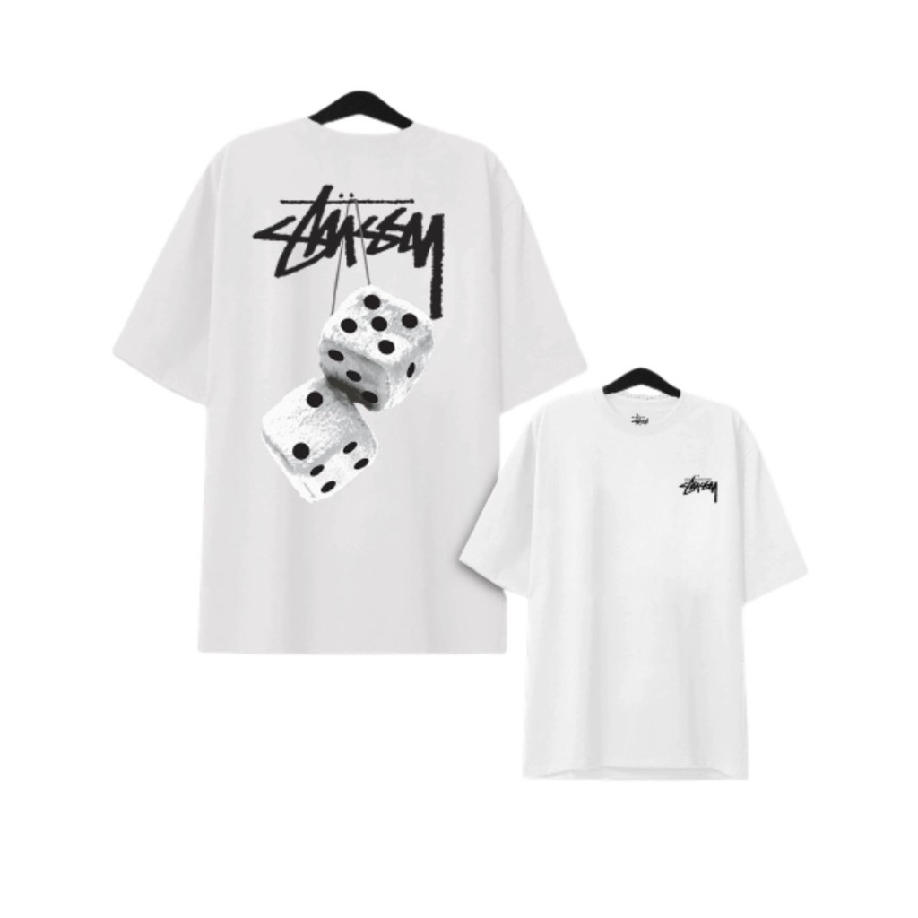 Áo Thun Stussy Nam Nữ Vải Cotton Cao Cấp, Áo PHông From rộng Tay Lỡ Unisex Hot Trend cao cấp Aca_store