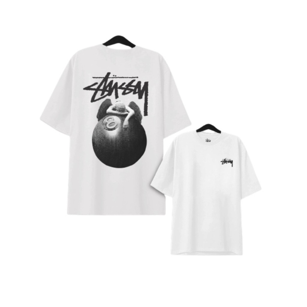 Áo Thun Stussy Nam Nữ Vải Cotton Cao Cấp, Áo PHông From rộng Tay Lỡ Unisex Hot Trend cao cấp Aca_store