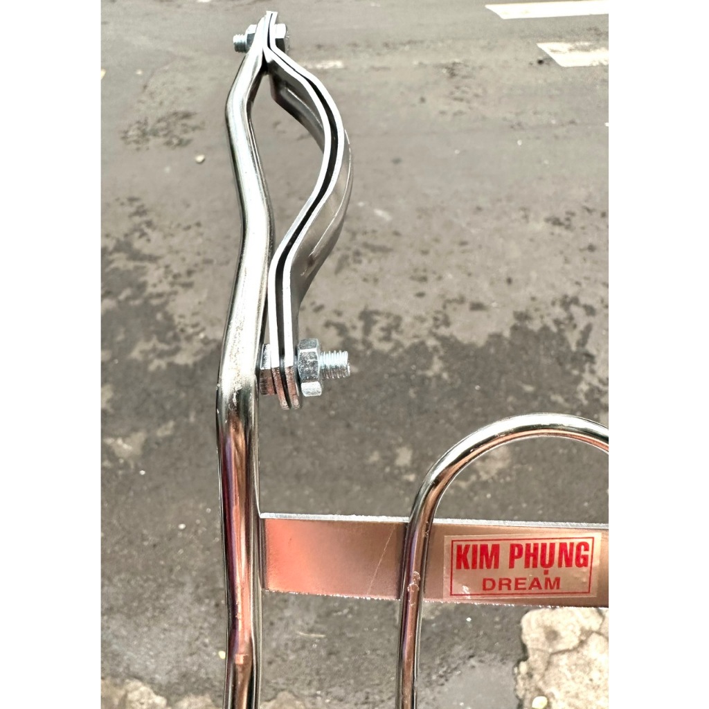 BAGA GIỮA INOX XE DREAM - CUB