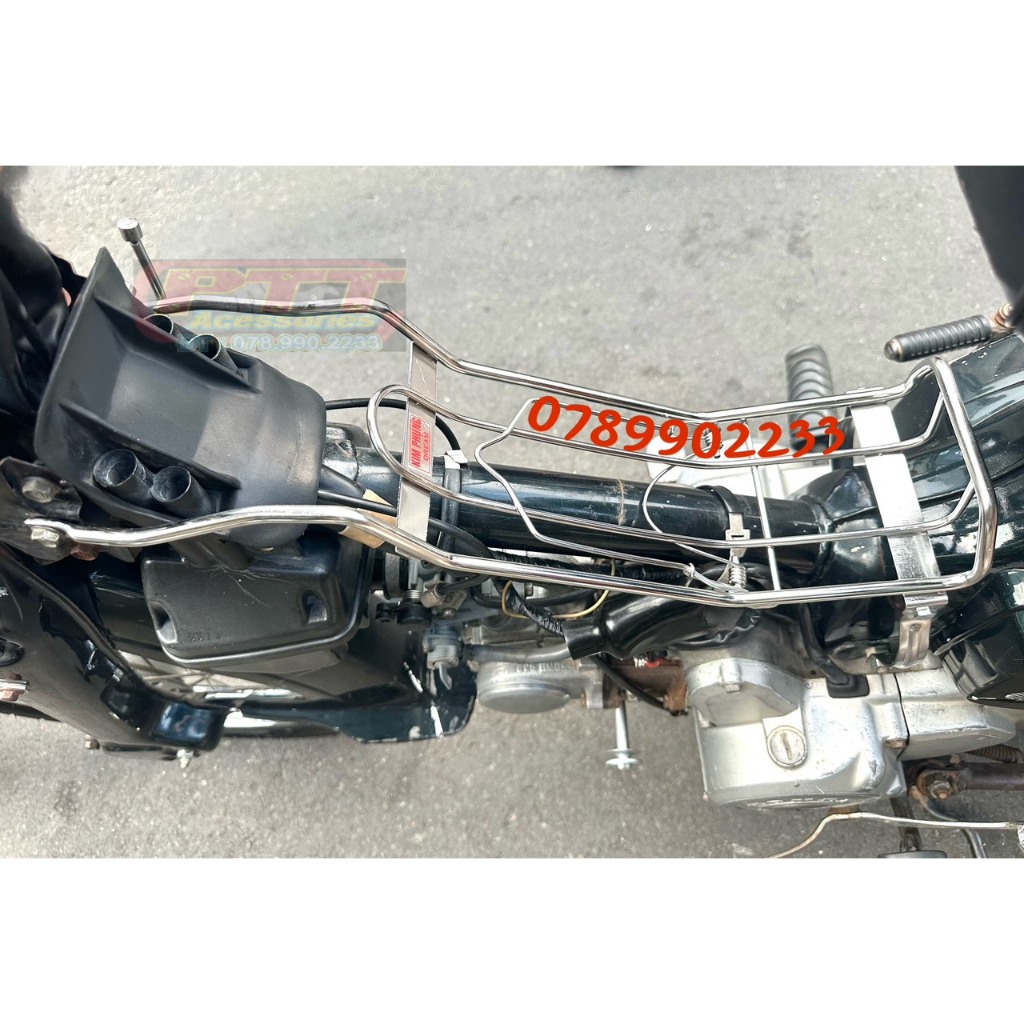 BAGA GIỮA INOX XE DREAM - CUB