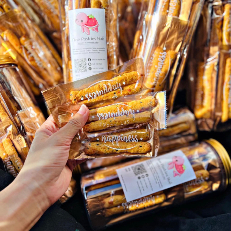 stick cheese que phô mai mặn homemade - nhà Nine