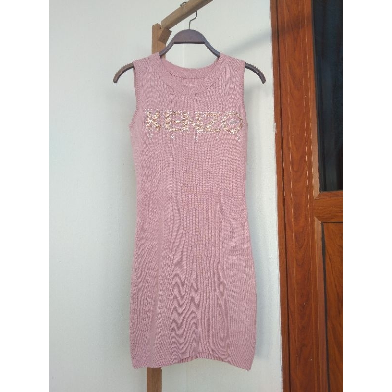 Váy len, yếm len 2hand vintage