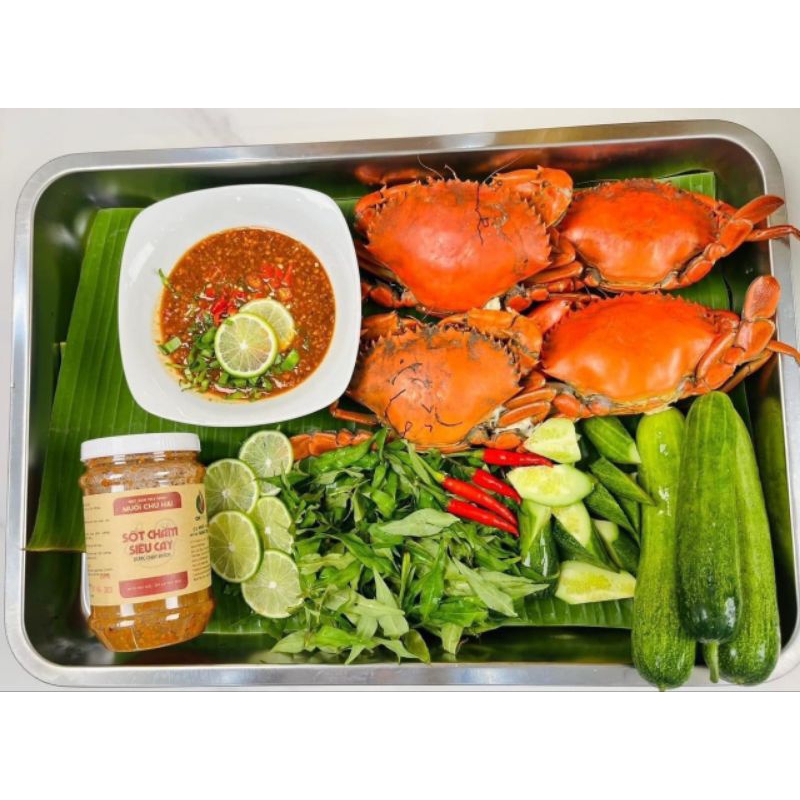 Sốt Chấm Siêu Cay Muối Chú Hải - Hủ 500gr.Sốt chấm cay vừa Muối chú hải