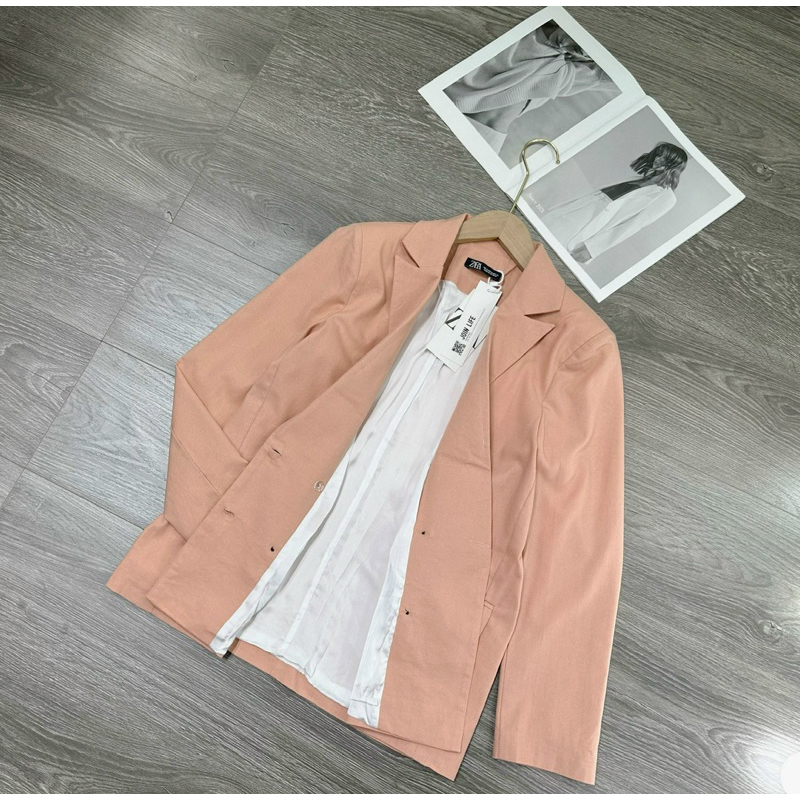 Blazer linen Zara