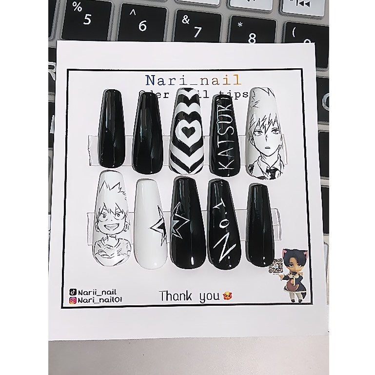 Nail box thiết kế Bakugo Katsuki