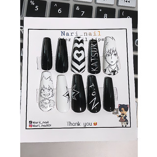 Nail box thiết kế Bakugo Katsuki
