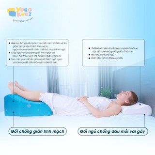 Gối kê chân yorokobi chính hãng, giúp ngủ ngon, giảm tê bì chân tay cho mẹ bầu