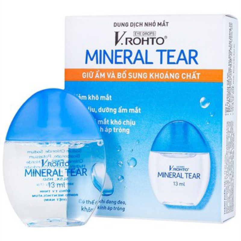 Dung dịch nhỏ mắt V.Rohto Mineral Tear 13ml