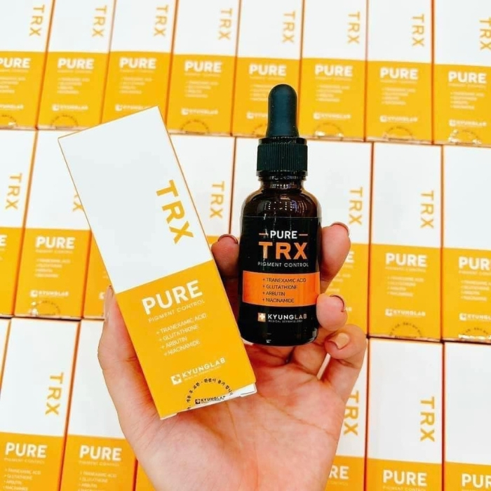 Serum ngừa nám pure TRX Kyung Lab 30ml giúp loại bỏ các vết thâm nám, tàn nhang,thâm sau mụn, mịn da ,căng bóng da