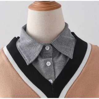 Cổ áo sơ mi giả
