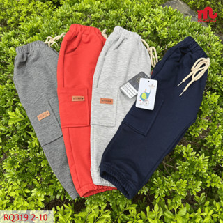 [XẢ KHO] Quần nỉ bé trai thu đông RIOMIO chất nỉ da cá dày dặn, ấm áp cho bé RQ319