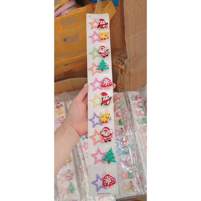 Sỉ 1 dây kẹp sao noel đẹp cao cấp