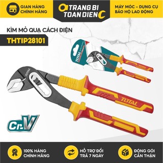Kìm mỏ quạ Total THTIP28101 dài 250mm, đầu kìm làm từ thép không gỉ, tay cầm cách điện Kềm Total