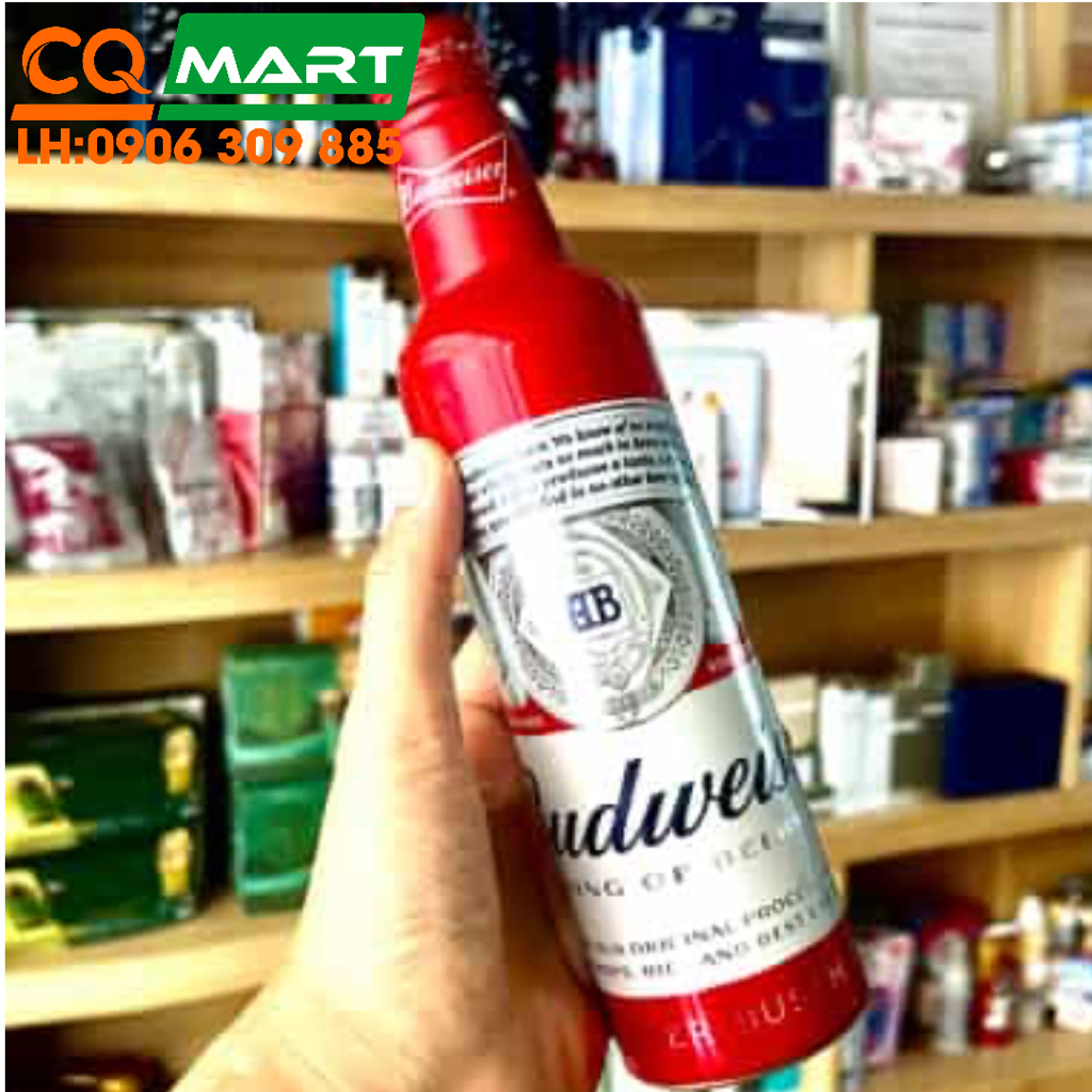 Bia Budweiser Mỹ 5% Chai Nhôm 473ml