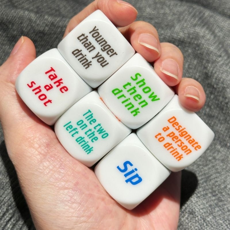 Set 6 Viên Xúc Xắc Xí Ngầu Trò Chơi Chủ Đề Drinking - GAME1062 - BCorner