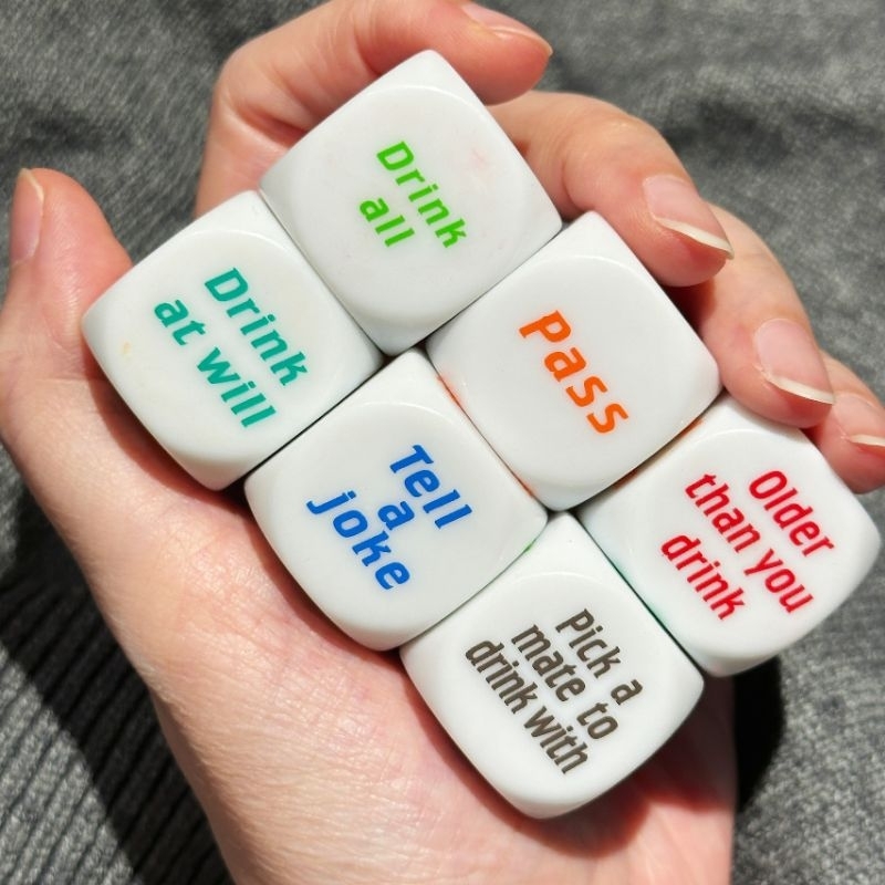 Set 6 Viên Xúc Xắc Xí Ngầu Trò Chơi Chủ Đề Drinking - GAME1062 - BCorner