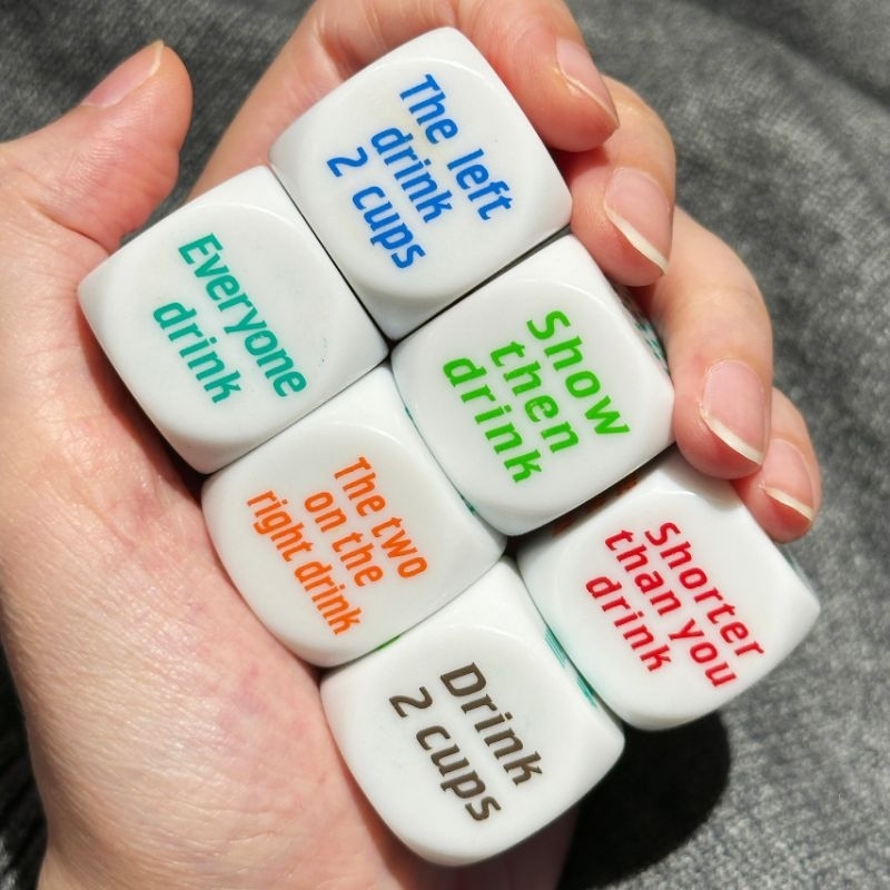 Set 6 Viên Xúc Xắc Xí Ngầu Trò Chơi Chủ Đề Drinking - GAME1062 - BCorner