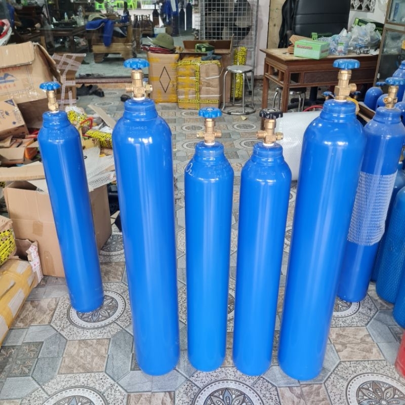 Bình khí Argon_Nito_Co2_Oxy_10Lít+15Lít sẵn khí
