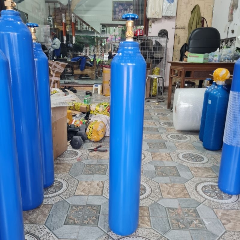 Bình khí Argon_Nito_Co2_Oxy_10Lít+15Lít sẵn khí