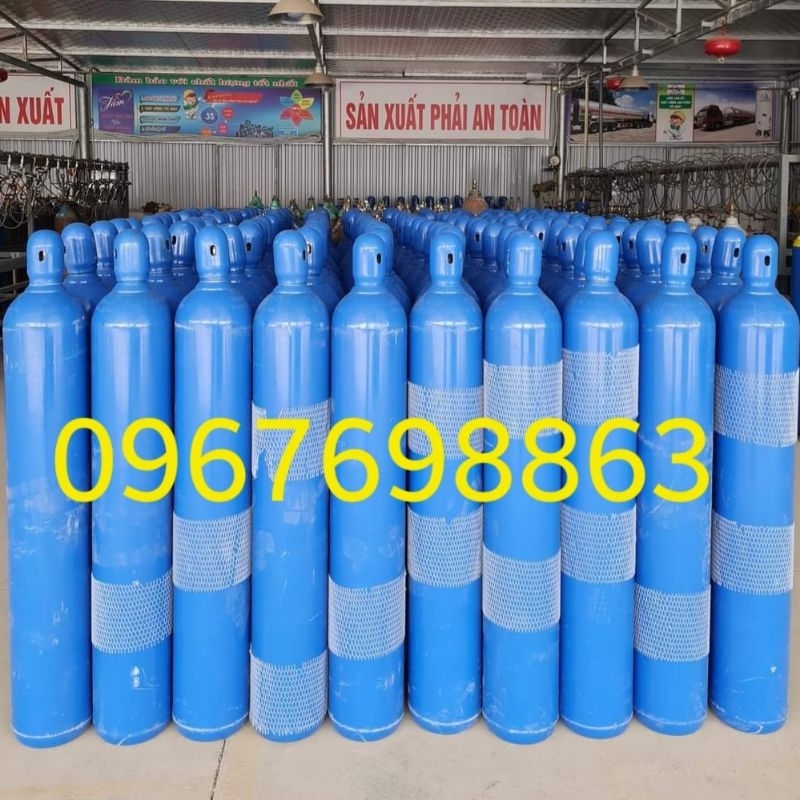 Bình khí Argon_Nito_Co2_Oxy_10Lít+15Lít sẵn khí