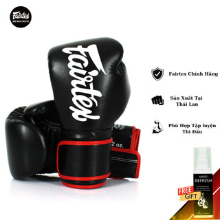 Găng boxing fairtex bgv14 – boxing gloves black
