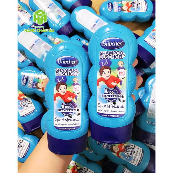 Sữa Tắm Gội Bubchen cho trẻ em Bubchen Kids Shampoo & Duschgel - 230 ml