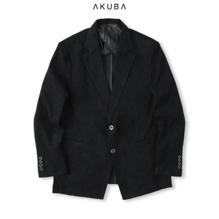 Áo khoác blazer nam AKUBA form skinny, ít nhăn, đứng form, áo vest nam phong cách Hàn Quốc 01K0370
