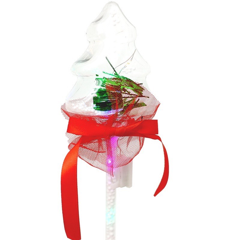 Đồ chơi noel - gậy phát sáng hình cây thông noel lung linh