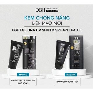 Kem chống nắng DBH 60ml SPF 50+ ngăn ngừa lão hóa, nâng tông nhẹ, mẫu mới 2023 hàng công ty
