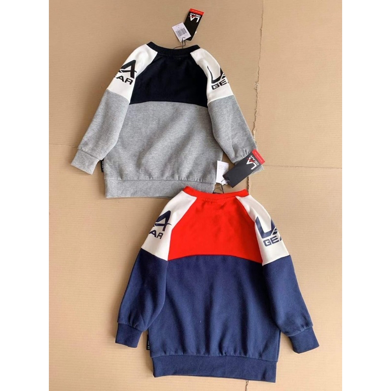 Áo nỉ hoodie Gear dư xịn xuất Uk cho bé trai dòng đại cồ size từ 18-60 cân