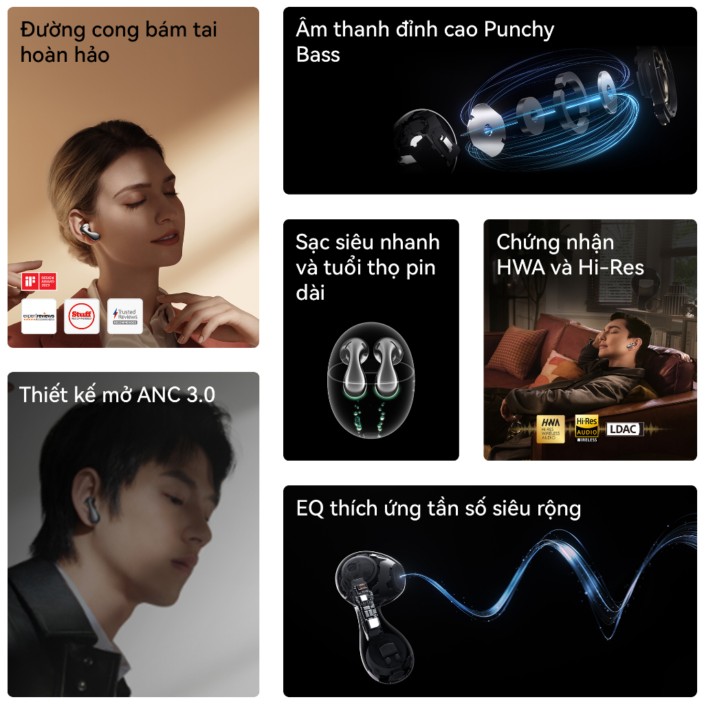 Tai nghe Bluetooth TWS Galaxy Pro 3, tai nghe không dây âm thanh đỉnh cao, có micro đàm thoại, màn hình Led hiện thị Pin