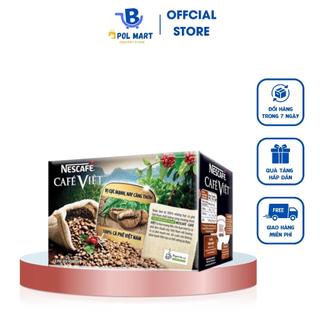 Cà phê đen nescafe việt hòa tan hộp 240g cafe hộp - pol mart
