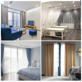 Rèm cửa đặt may riêng màu sắc và kích thước tuỳ chọn theo cửa nhà khách