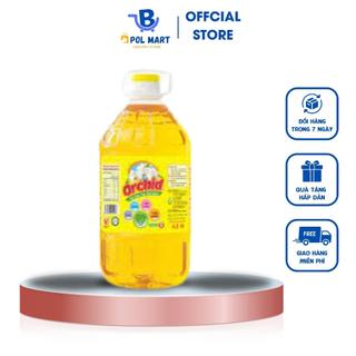 Dầu ăn thực vật tinh luyện orchid tốt cho sức khỏe can 5l - pol mart