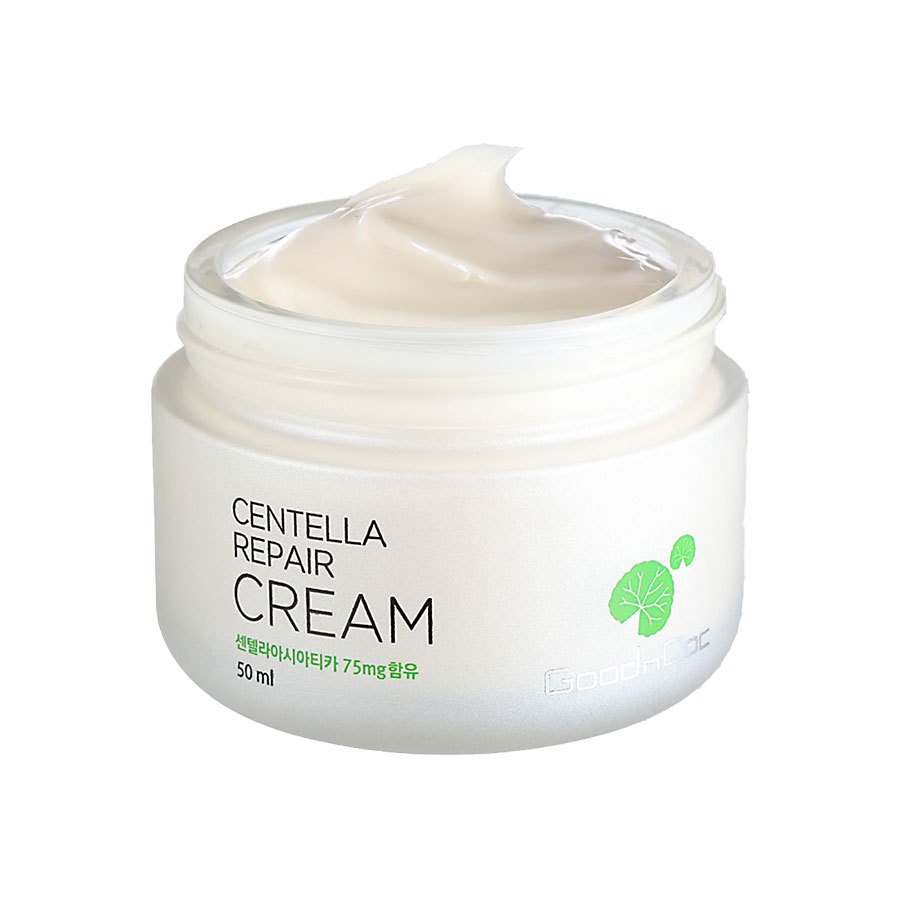 Kem dưỡng ẩm rau má GoodnDoc phục hồi làm sáng da Centella Repair 50ml