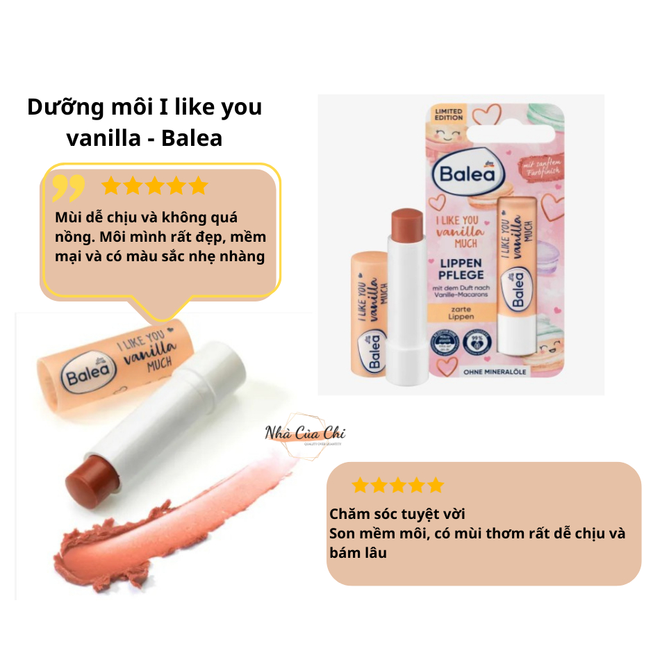 Son dưỡng môi Balea - hàng Đức