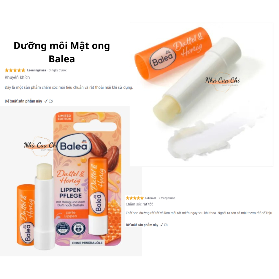 Son dưỡng môi Balea - hàng Đức