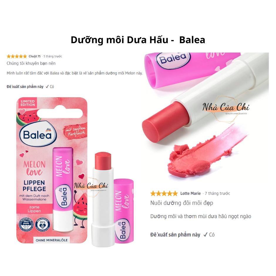 Son dưỡng môi Balea - hàng Đức