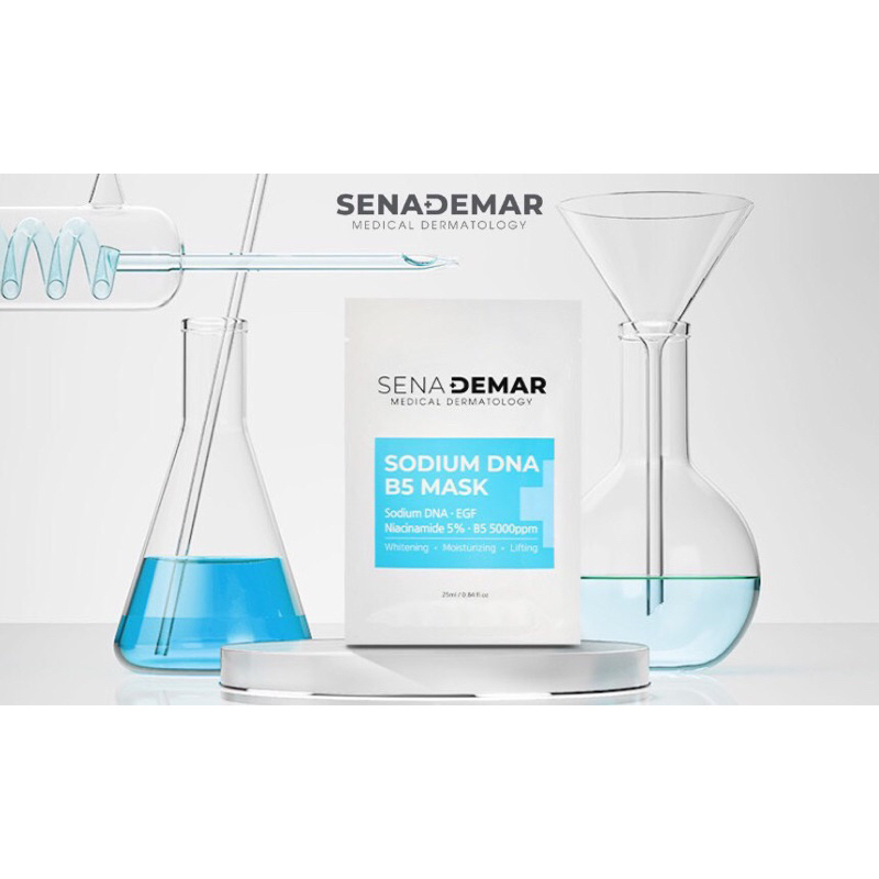 Mặt Nạ Phục Hồi B5 Kyunglab repair mask + mặt nạ B5 Senademar Sodium DNA B5 mask hạn 2026 Dùng Cho Mọi Loại Da
