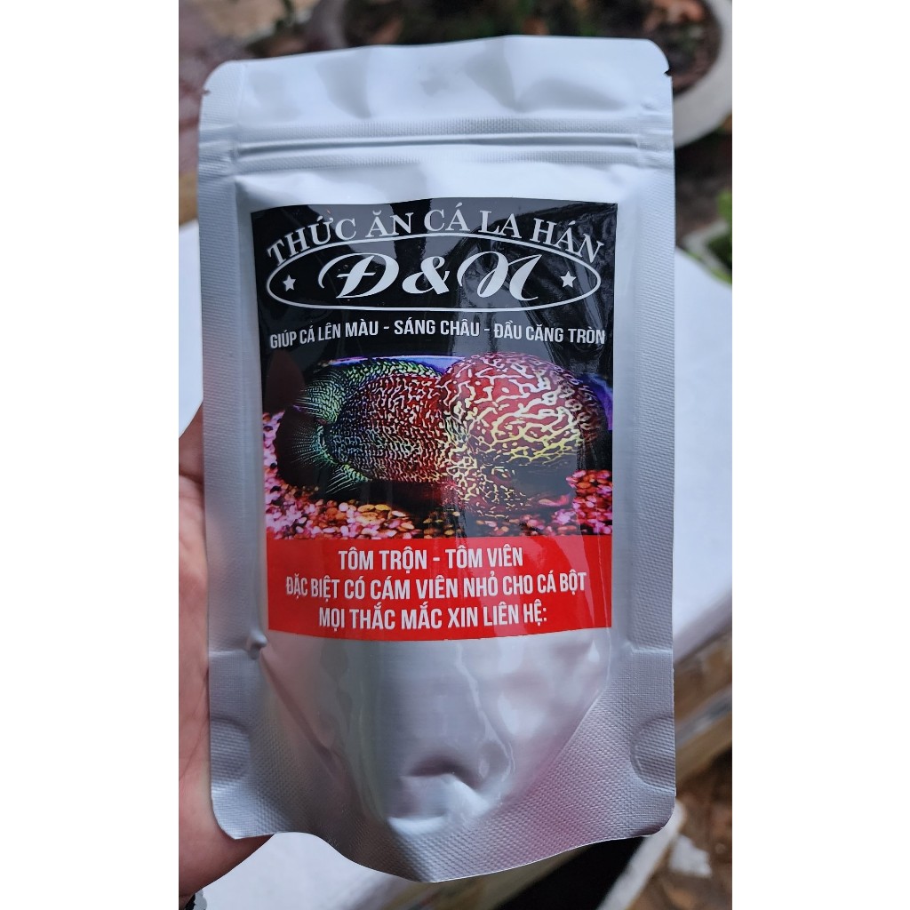 Cám La Hán Đ&N ( bịch 100gr ) Giúp cá lên màu