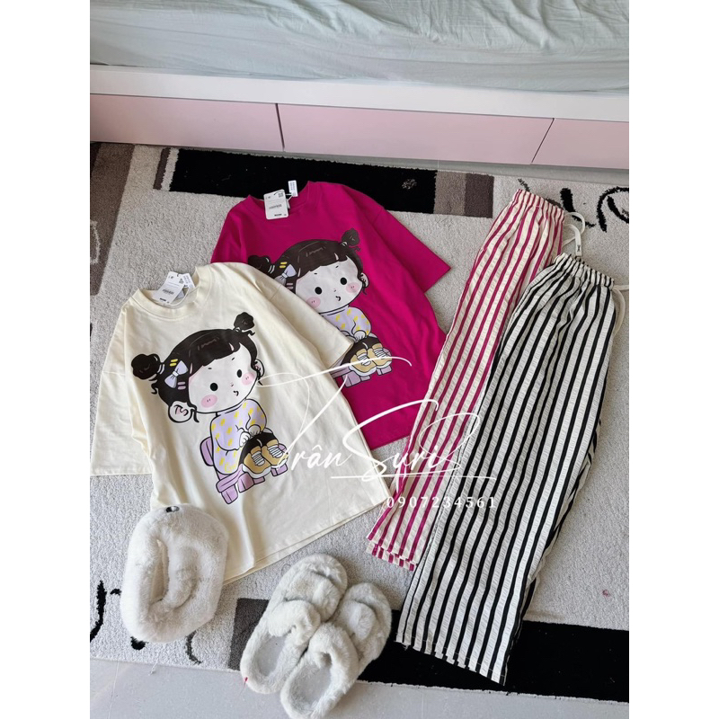 SET EBE QUẦN SUÔNG SỌC