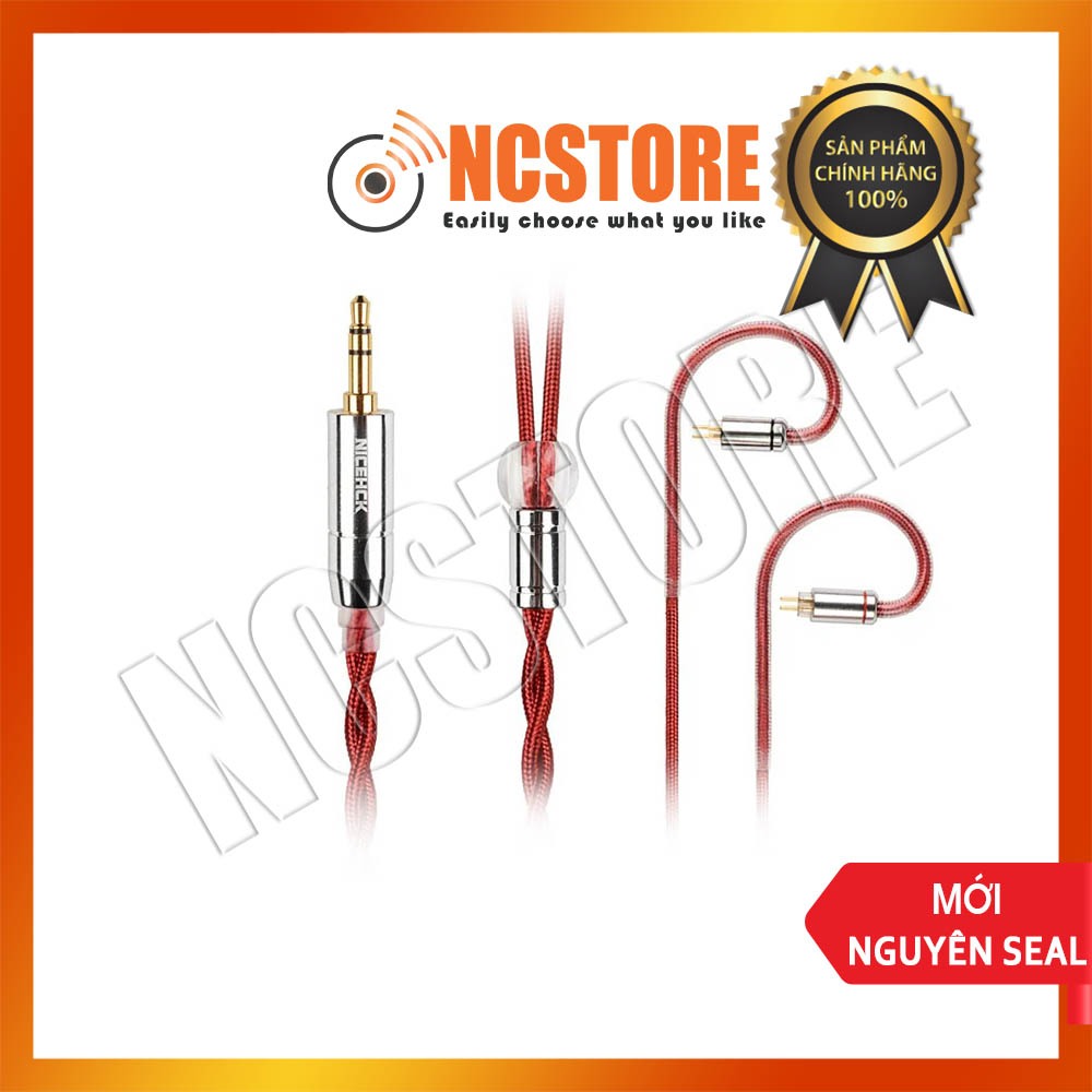 Cable NICEHCK REDAG | 4N Bạc nguyên chất | Dây cáp nâng cấp tai nghe