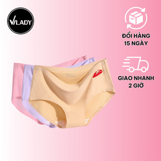 Combo 3 Quần Lót Nữ Vilady Chất Đúc Su Thun Lạnh Mỏng Nhẹ Dễ Mặc Thoáng Mát Thấm Hú Mồ Hôi