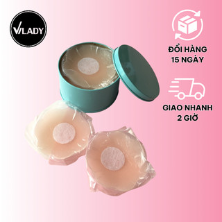 Miếng Dán Ngực Vilady Chất Liệu Silicone Mỏng Nhẹ Chắc Chắn Tiện Lợi Không Rơi Không Tuột