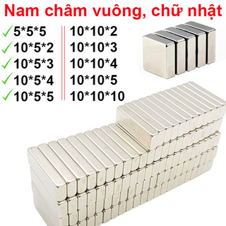 Nam châm vuông , Nam châm hình chữ nhật 5 -10mm