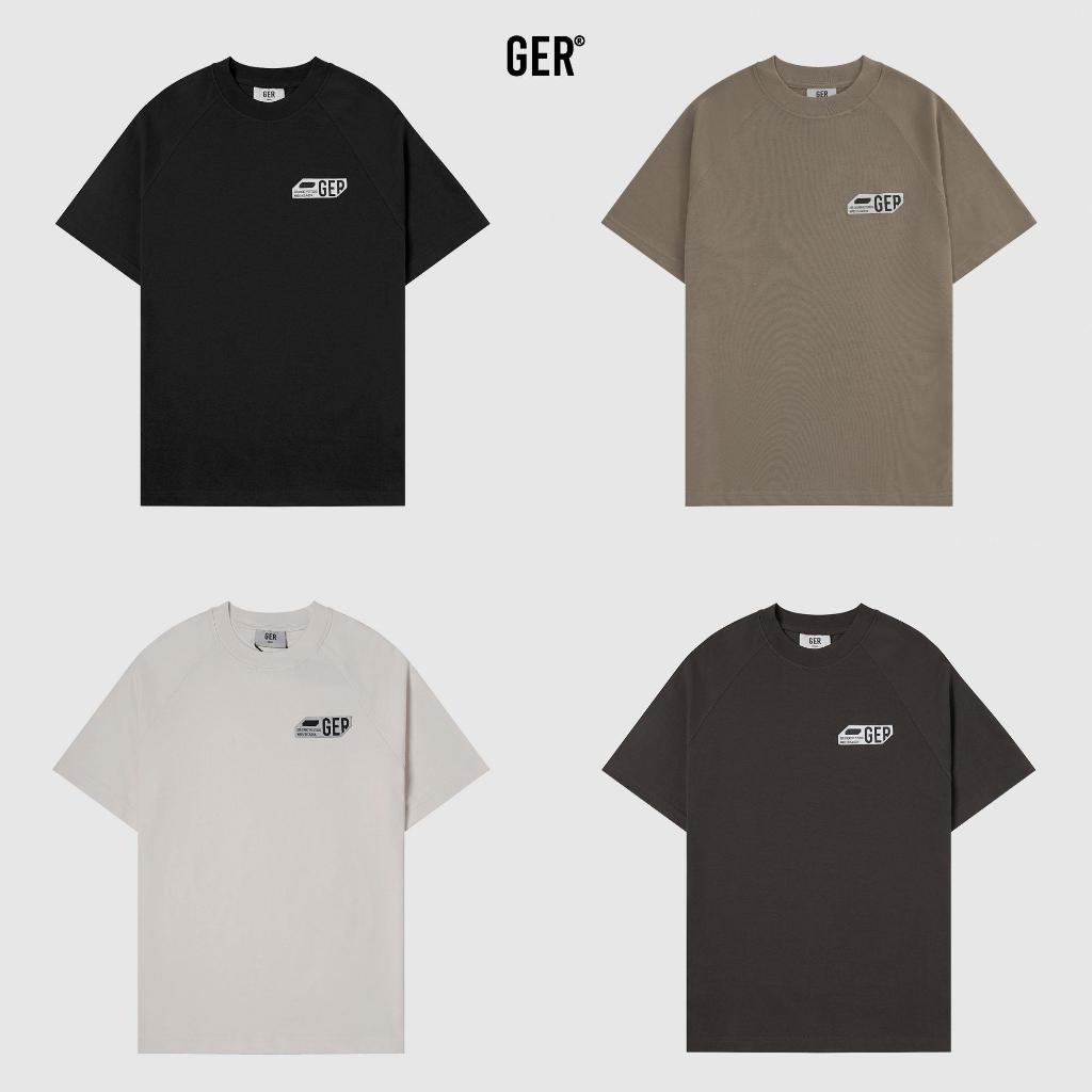 Áo thun raglan GER tag logo