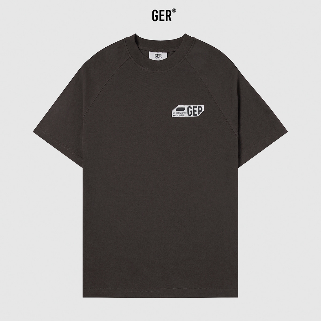 Áo thun raglan GER tag logo